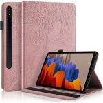 tui pour samsung galaxy tab s9 + / s9 fe + / s8 + / s7 + 12. 4 coque avec fente carte housse tablettearbre ...