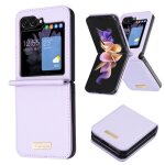 �tui samsung galaxy z flip5 (6. 7) couleur solide antichoc anti - poussi�re avec support housse de protection ...