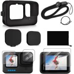 Etui en silicone pour gopro hero13 / hero12 / hero 11 / hero 10 / hero 9 black avec coque en silicone ...
