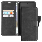 Étui pour smartphone - samsung - galaxy s25 edge - cuir vegan - noir - protection antichoc Étui pour smartphone - samsung - galaxy s25 edge - cuir vegan - noir - protection antichoc