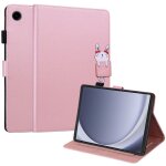 Etui tablette - boonget - galaxy tab a9 - tpu antichoc - cuir pu - dessin anim rose
