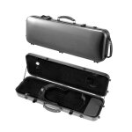 Étui pour violon 4 / 4 - vevor - fibre de carbone composite - léger portable - hygromètre intégré - doublure ... Étui pour violon 4 / 4 - vevor - fibre de carbone composite - léger portable - hygromètre intégré - doublure ...