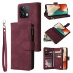 Etui pour xiaomi redmi note 13 5g antichoc housse cuir pu portefeuille etui avec [fentes pour cartes][poche ...