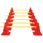Eulenke lot de 12 kit de haies � enfoncer agility training sports entra�nement de la coordination