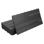 Eulenke dalle de terrasse rev�tement de sol 60 x 30 pour jardin terrasse anthracite 6 pi�ces dallage