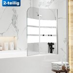 Eulenke pare - baignoire pivotant � 180degr� repliable facile � nettoyer 2 parties 100x140cm blanc baignoire ...