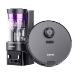 Eureka e10s robot aspirateur laveur avec station sans sac aspirateur robot lidar avec station de vidange ...