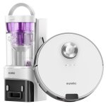 Eureka e20 plus gen2 aspirateur robot 8000 pa avec station sans sac anti enchev�trement autonomie 180 ...