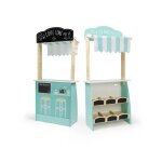 Eurekakids - Établi de marchand en bois pour enfant - de 3 à 12 ans bleu - Eurekakids - Établi de marchand en bois pour enfant - de 3 à 12 ans bleu -