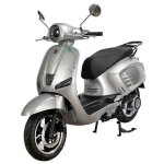 Eurocka scooter �lectrique viscot gris 125cc batterie lithium amovible 72v50ah 120km dautonomie