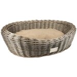 Europet bernina provence panier ovale en osier avec coussin duvo + - marron - pour chien