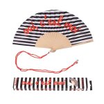 �ventail original - fisura - �ventail moderne ?oui cest moi rayures noires et blanches. avec cordon pour ...