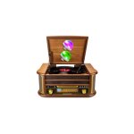 Evidence acoustics ea - pl400 - wood ? tourne - disque vintage 33 / 45 / 78 cd cassette bluetooth usb ...