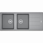 Evier 2 bacs  encastrer srie basis - couleur : stone