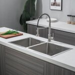 Evier cuisine 2 bacs inox lomazoo windsor 815x450 mm