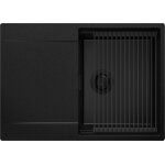 Evier cuisine en granit 78x50cm lavabo 1 bac + kit de vidage + accessoire san francisco de primagran ... Evier cuisine en granit 78x50cm lavabo 1 bac + kit de vidage + accessoire san francisco de primagran ...