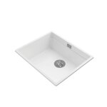 Evier cuisine en granit - blanc coral low level �vier au meble 60 1 bac siphon stonestyle #2470