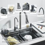Evier cuisine multifonction Éviers de cuisine inox evier multifonction de lavabo cuisine avec extractible ... Evier cuisine multifonction Éviers de cuisine inox evier multifonction de lavabo cuisine avec extractible ...