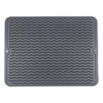 Évier de cuisine tapis de drainage en silicone écologique résistant à la chaleur et antidérapant grand ... Évier de cuisine tapis de drainage en silicone écologique résistant à la chaleur et antidérapant grand ...