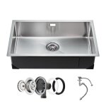 Évier de cuisine - vevor - 76 cm - Évier sous plan en acier inox 304 - pour camping - car cuisine de ... Évier de cuisine - vevor - 76 cm - Évier sous plan en acier inox 304 - pour camping - car cuisine de ...