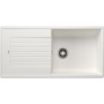 �vier de cuisine zia xl 6s silgranit blanco - finition blanc