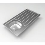 Evier � poser - moderna - is�o 1200 - l1200 - p600 - h30