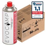 Evocamp 56x bouteilles de gaz butane 227g pour réchaud de camping chauffage au gaz ou brûleur de mauvaises ... Evocamp 56x bouteilles de gaz butane 227g pour réchaud de camping chauffage au gaz ou brûleur de mauvaises ...