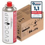 Evocamp 84x bouteilles de gaz butane 227g pour réchaud de camping chauffage au gaz ou brûleur de mauvaises ... Evocamp 84x bouteilles de gaz butane 227g pour réchaud de camping chauffage au gaz ou brûleur de mauvaises ...