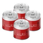 Evocamp cartouches perforantes 4x 190g en417 cartouches de gaz propane butane avec systme de verrouillage ...