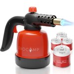 Evocamp chalumeau de cuisine avec piezo lampe  souder 13 kw temp. max. 1300c avec 4 cartouches de gaz ...