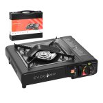 Evocamp rchaud de camping 1 feu  gaz avec allumage pizo rchaud  gaz portable pour msf - 1a 227g ...