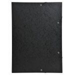 Exacompta chemise  lastique 3 rabats a3 carte noir