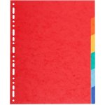 Exacompta intercalaires carte lustre xxl 6 positions 220g