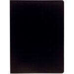 Exacompta porte - vues a4 polypropyl�ne souple pochettes grain�es opaque 20 vues noir