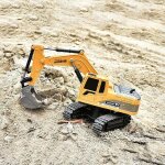 Excavatrice tlcommande vhicule de chantier tracteur camion jouets cadeaux pour garons filles et ...