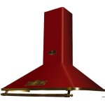 Hotte murale - kaiser - a 9315 rotem eco - 90 cm - bordeaux - moteur 910 m� / h