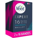 Expert - lot de 32 bandes de cire froide - maillot - peaux sensibles Expert - lot de 32 bandes de cire froide - maillot - peaux sensibles