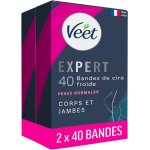 Expert - lot de 80 bandes de cire froide corps & jambes - peaux normales - finition parfaite - epilation ... Expert - lot de 80 bandes de cire froide corps & jambes - peaux normales - finition parfaite - epilation ...