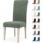 Extensible lavable housse de chaise 4 pièces de salle à manger universel housse pour chaise vert clair ... Extensible lavable housse de chaise 4 pièces de salle à manger universel housse pour chaise vert clair ...