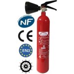 Extincteur co2 capacité 2kg nf & med + support de fixation + panneau signalétique ref: cs2 - af Extincteur co2 capacité 2kg nf & med + support de fixation + panneau signalétique ref: cs2 - af