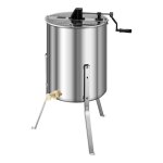 Extracteur de miel manuel  4 / 8 - duoku - cadres centrifugeuse sparateur miel acier inox - quipement ...