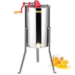 Extracteur de miel manuel - vevor - 2 / 4 cadres centrifugeuse séparateur miel en acier inox - hauteur ... Extracteur de miel manuel - vevor - 2 / 4 cadres centrifugeuse séparateur miel en acier inox - hauteur ...