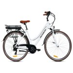 F. lli schiano vélo de ville femme 28 fourche aluminium suspension 10. 4 ah blanc F. lli schiano vélo de ville femme 28 fourche aluminium suspension 10. 4 ah blanc