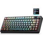 F75 max sans fil clavier mécanique avec écran tft et bouton75% clavier gasket lignes noires reaper switch ... F75 max sans fil clavier mécanique avec écran tft et bouton75% clavier gasket lignes noires reaper switch ...