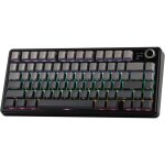F75 max sans fil clavier mécanique avec écran tft et bouton75% clavier gasket noir reaper switch F75 max sans fil clavier mécanique avec écran tft et bouton75% clavier gasket noir reaper switch