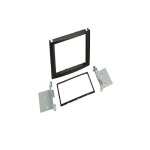 Facade autoradio 2din compatible avec vw t5 touareg ap02 - adnauto - noir - volkswagen - voiture