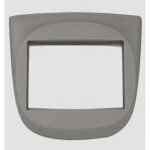 Facade autoradio - adnauto - fa217 - compatible renault twingo 2 wind - gris souris - installation facile ...