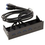 Kalea - informatique faade 4 ports usb 3. 0 pour emplacement baie 5. 25