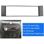 Faade dautoradio 1 din compatible avec audi a3 8l a6 4b seat toledo leon fiat scudo stro kit de garniture ...