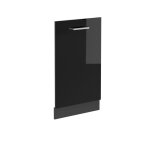 Fa�ade de lave - vaisselle r - line 45cm sans pt noir haute brillance anthracite vicco